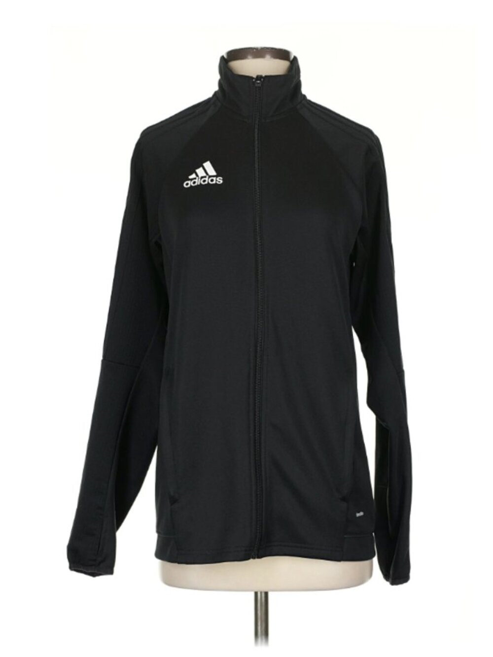 Adidas Climalite Black Full Zip Training Track Jacket Size S